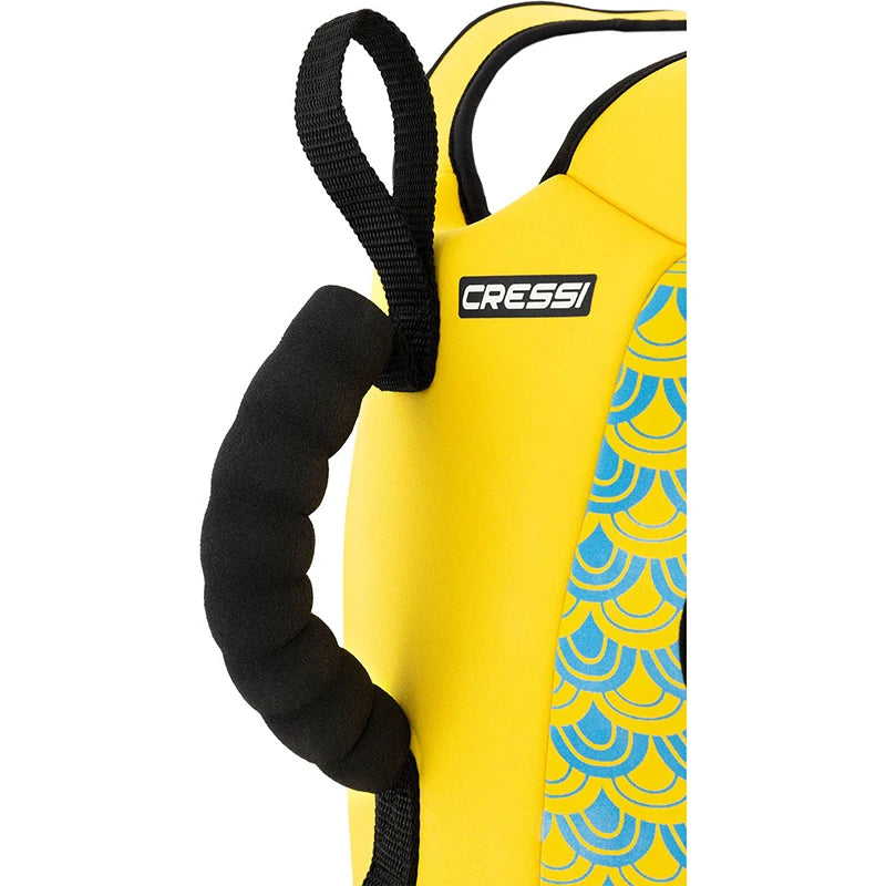 Cressi Little Turtle-Soft Neoprene Child Life Jacket, Lifetime Vest Floating Aid Vest with Double Rear Handle and Safety Buckles, Ideal Sea Rescue Jacket for Swimming and Sea, PPE Certificate