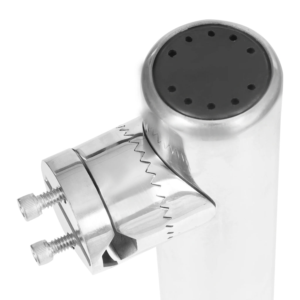 Porte-cannes à pêche inox 360° – Lot de 2