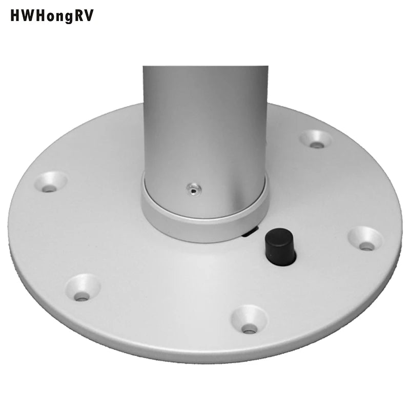 Manufacturers' Select  RV or Boat Table Leg System. SurFit  Leg Sets, Silver, Surface Mount with Aluminum Floor and Table Bases