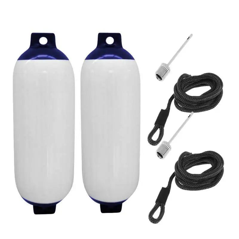 2pcs Boat Inflatable Bumper Fender Marine Bumper Fender Anti-crash Buoy Yacht Docking Mooring Shield Protection