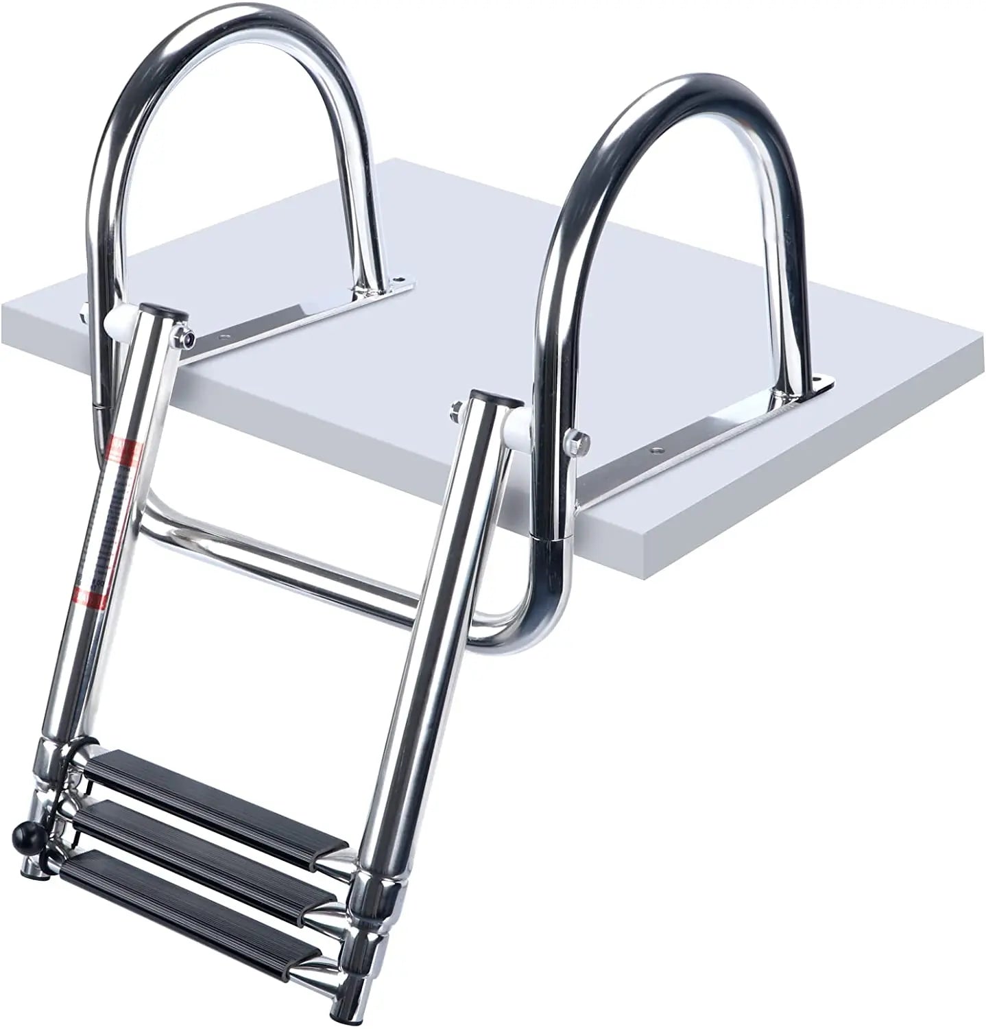 Stainless Steel Boat Ladder – 3-Step Folding & Sliding | Boat & Yacht
