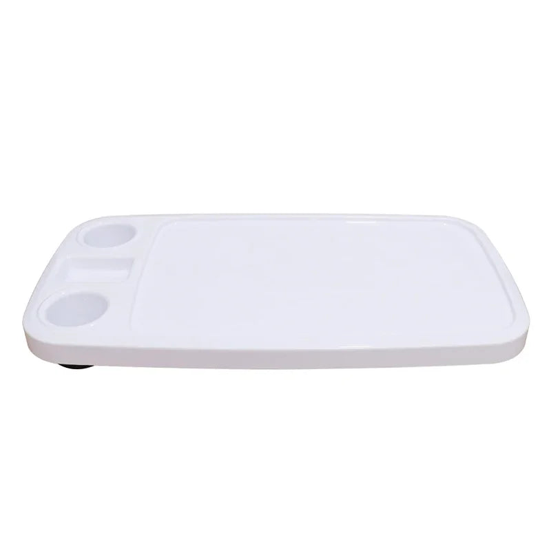 Plateau de table marin ABS 86x46 cm – Porte-gobelets & support téléphone | Bateau & Yacht