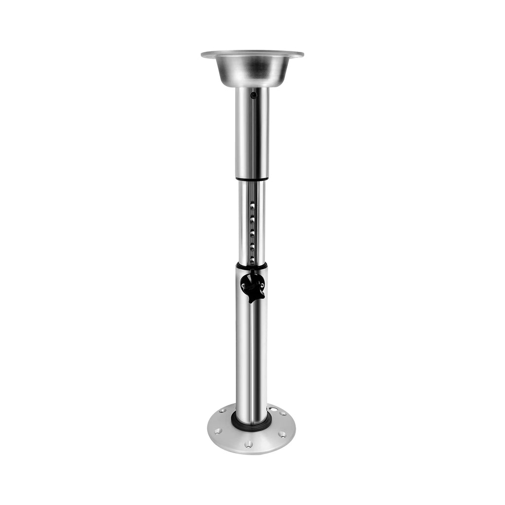 Adjustable  55lbs Load Capacity Table Pedestal, Lightweight Height Adjustable Stand with Removable Base, for RV Kitchen Workroom