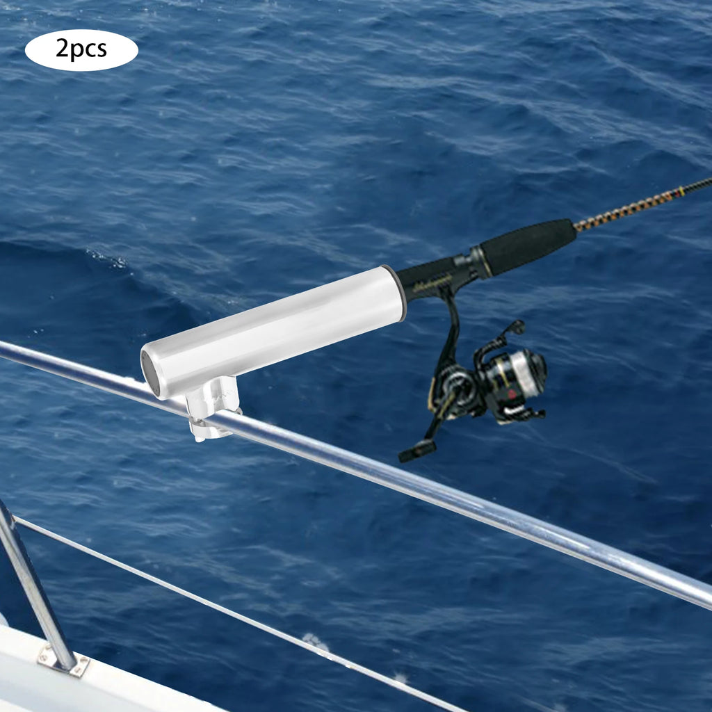 Porte-cannes à pêche inox 360° – Lot de 2