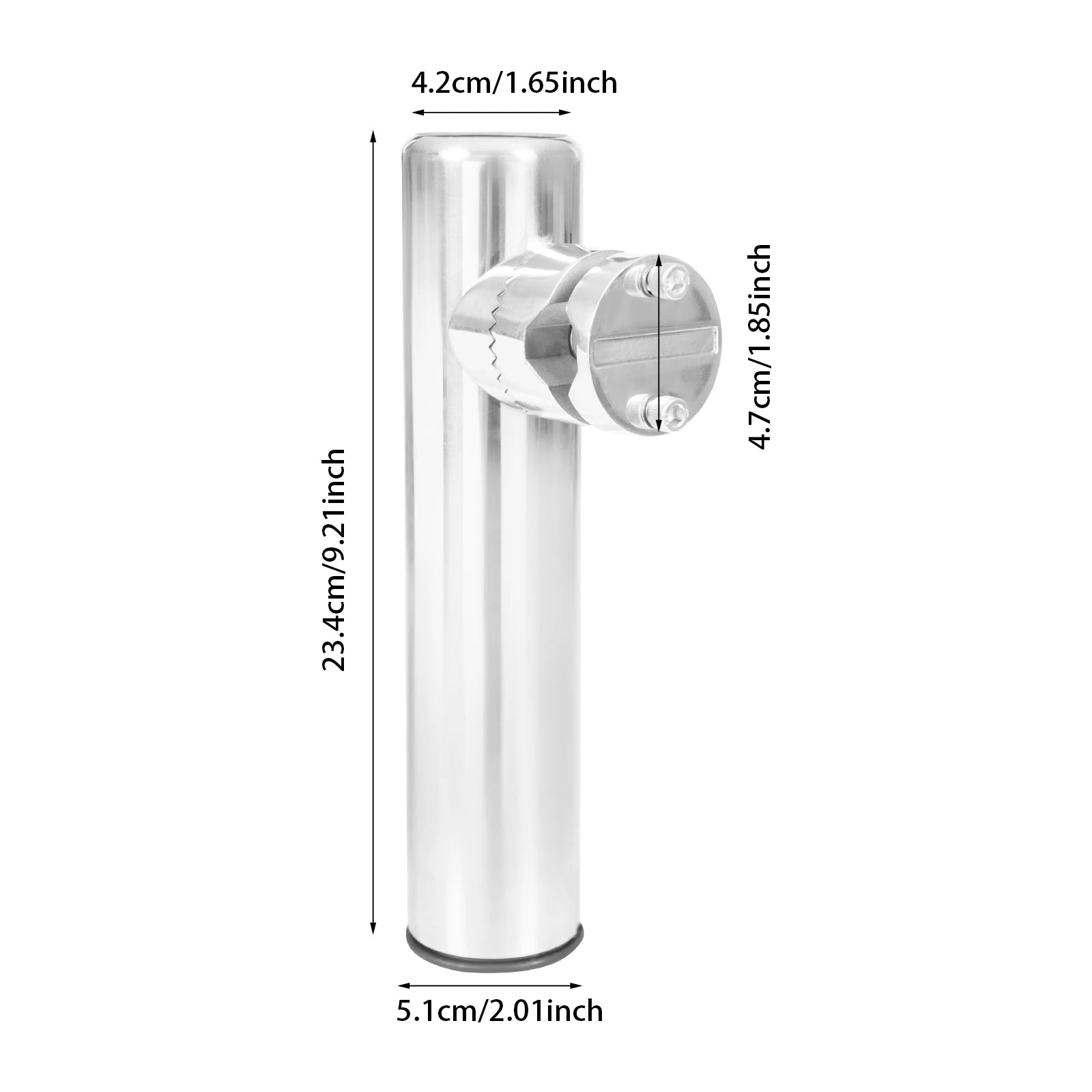 Porte-cannes à pêche inox 360° – Lot de 2