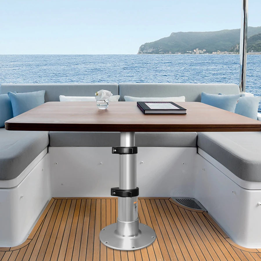 Pied de table pneumatique 3 niveaux – Hauteur réglable pour bateau